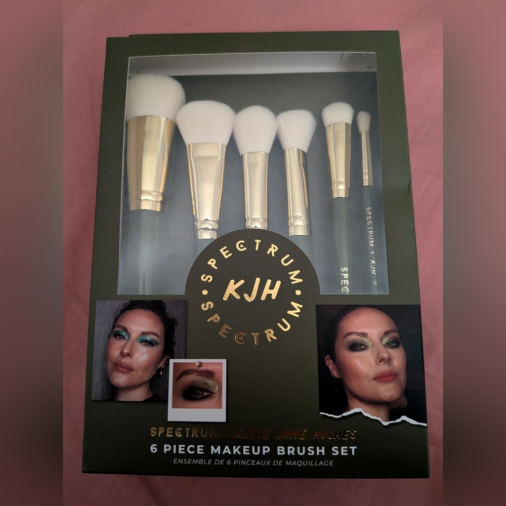 Katie Jane Hughes 6 Piece Makeup Brush Set - Spectrum